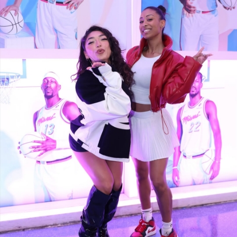 Back to where it all started So happy to see the heat family and the girlies doing their thang on court! HUGE thank you to @iamkoko.la for creating th